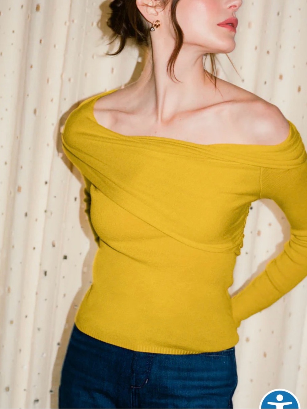 Favorite Daughter “The Charmed Top” in Dijon NWT